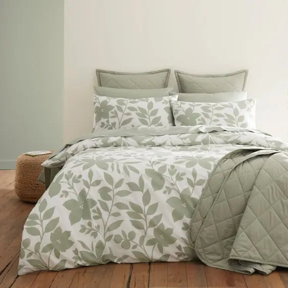 Ava Floral Duvet Cover & Pillowcase Set Dunelm