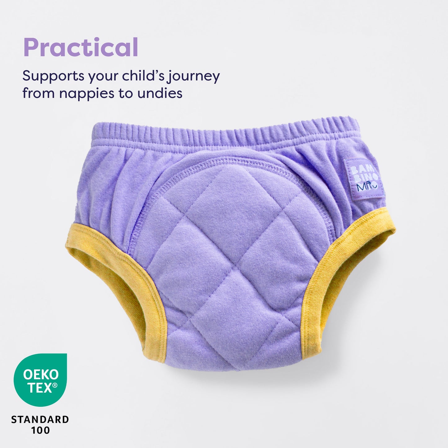 Reusable Potty Training Pants Enhanced Design in Grape Bambino Mio (UK)
