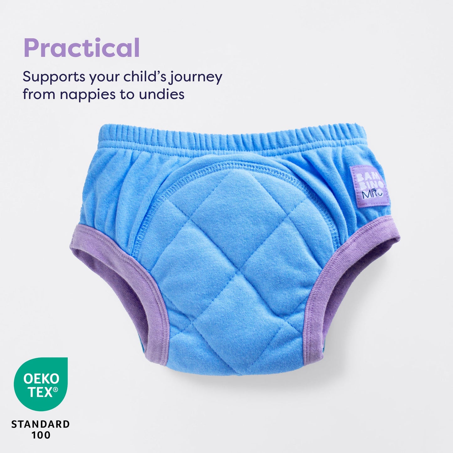Reusable Potty Training Pants Enhanced Design in Sky Bambino Mio (UK)