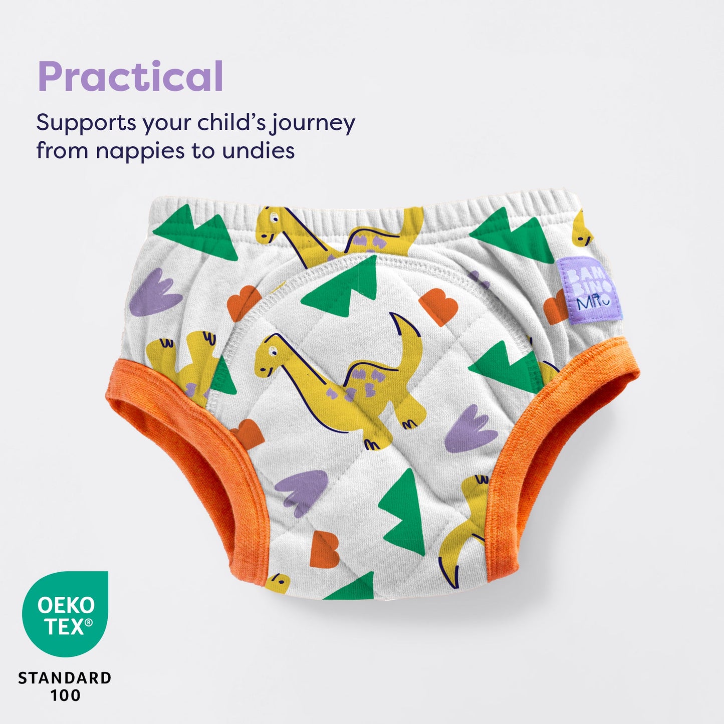 Reusable Potty Training Pants Enhanced Design in Rumble Bambino Mio (UK)