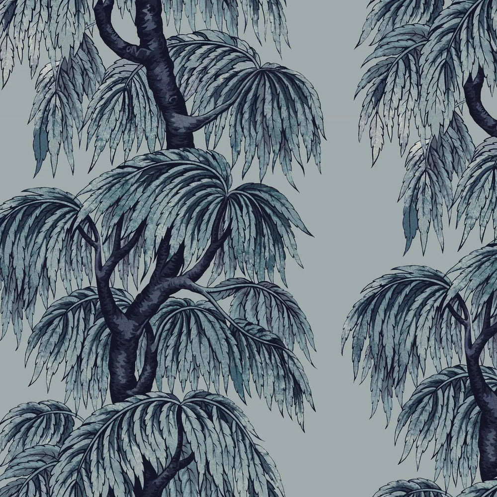 BABYLON Wallpaper Celestial Blue House of Hackney