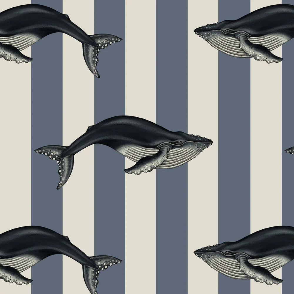 BALEANA Wallpaper - Denim House of Hackney