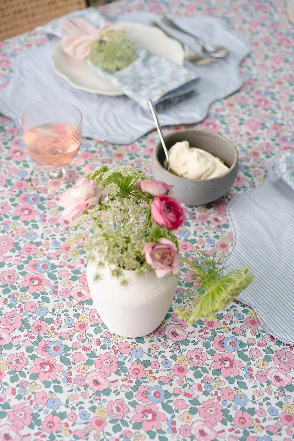 BETSY CANDY FLOSS Liberty Tablecloth Coco & Wolf