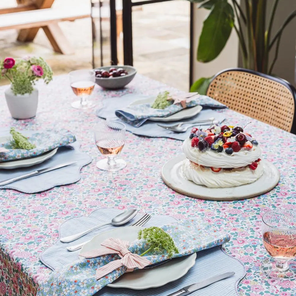 BETSY CANDY FLOSS Liberty Tablecloth Coco & Wolf