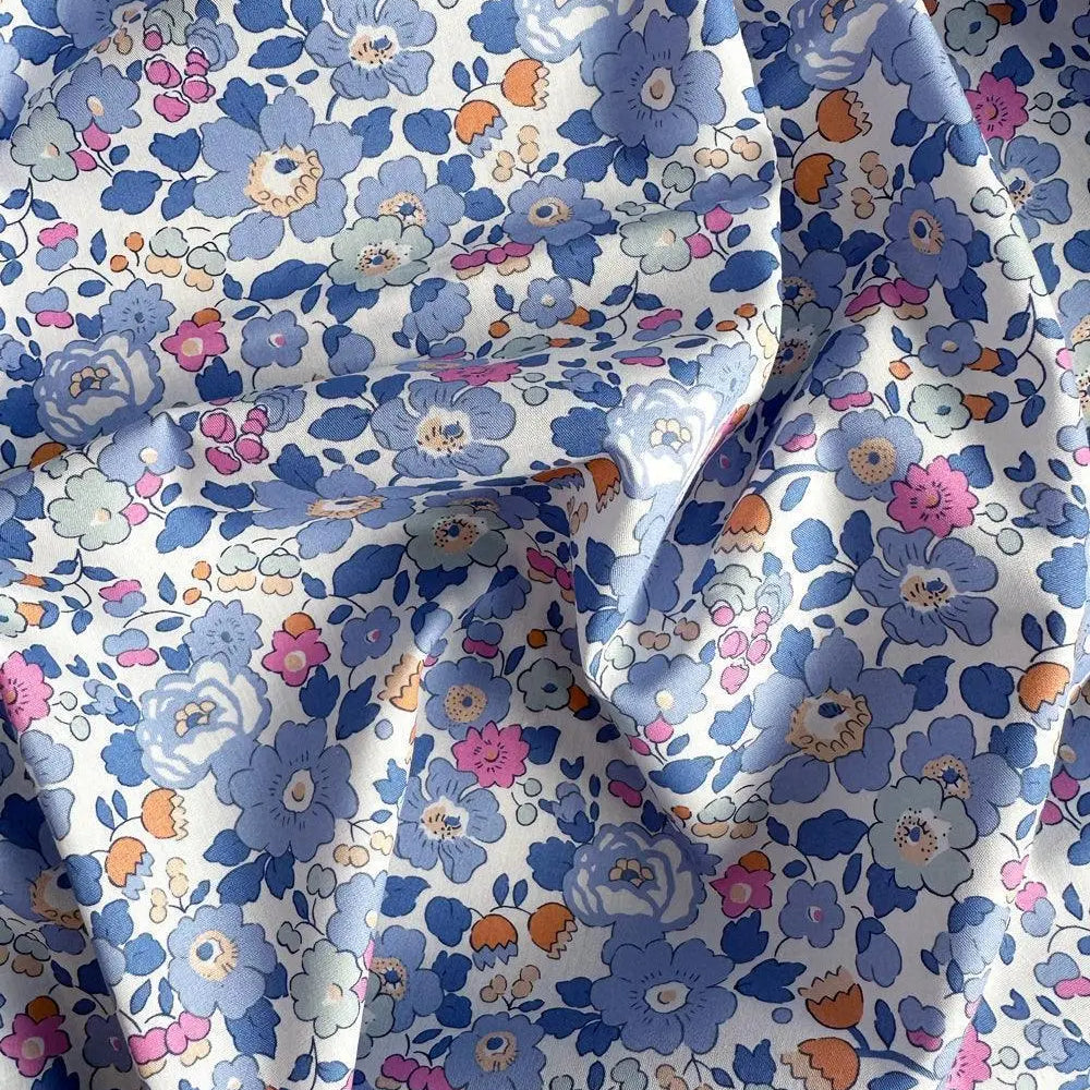 BETSY LAVENDER BLUE Liberty Fitted Sheet Coco & Wolf