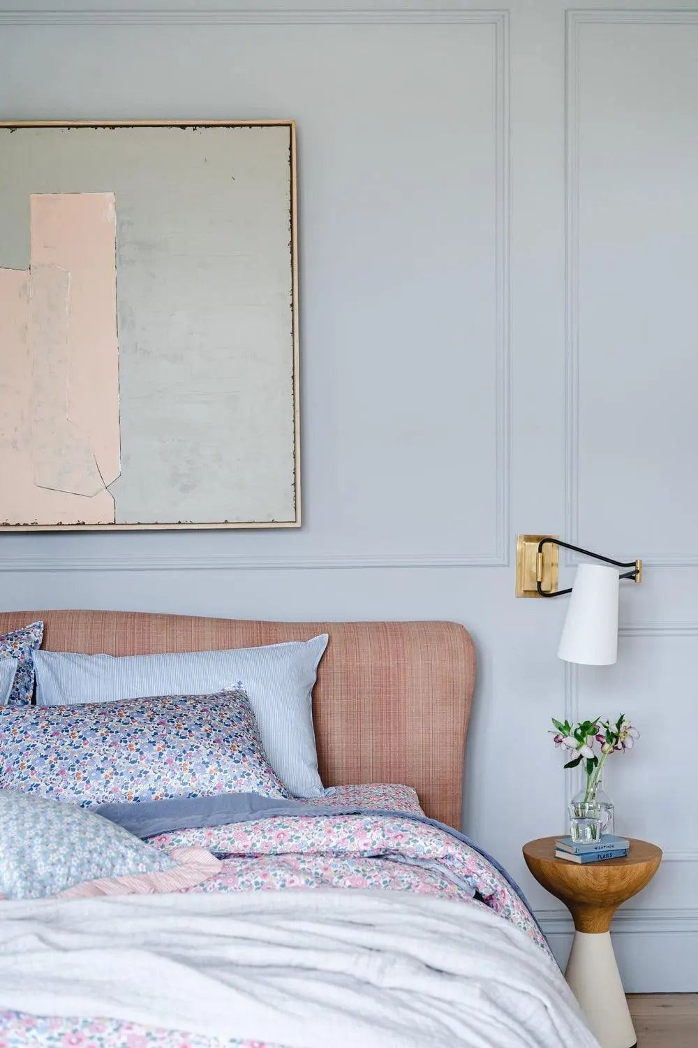 BETSY LAVENDER BLUE Liberty Flat Top Sheet Coco & Wolf