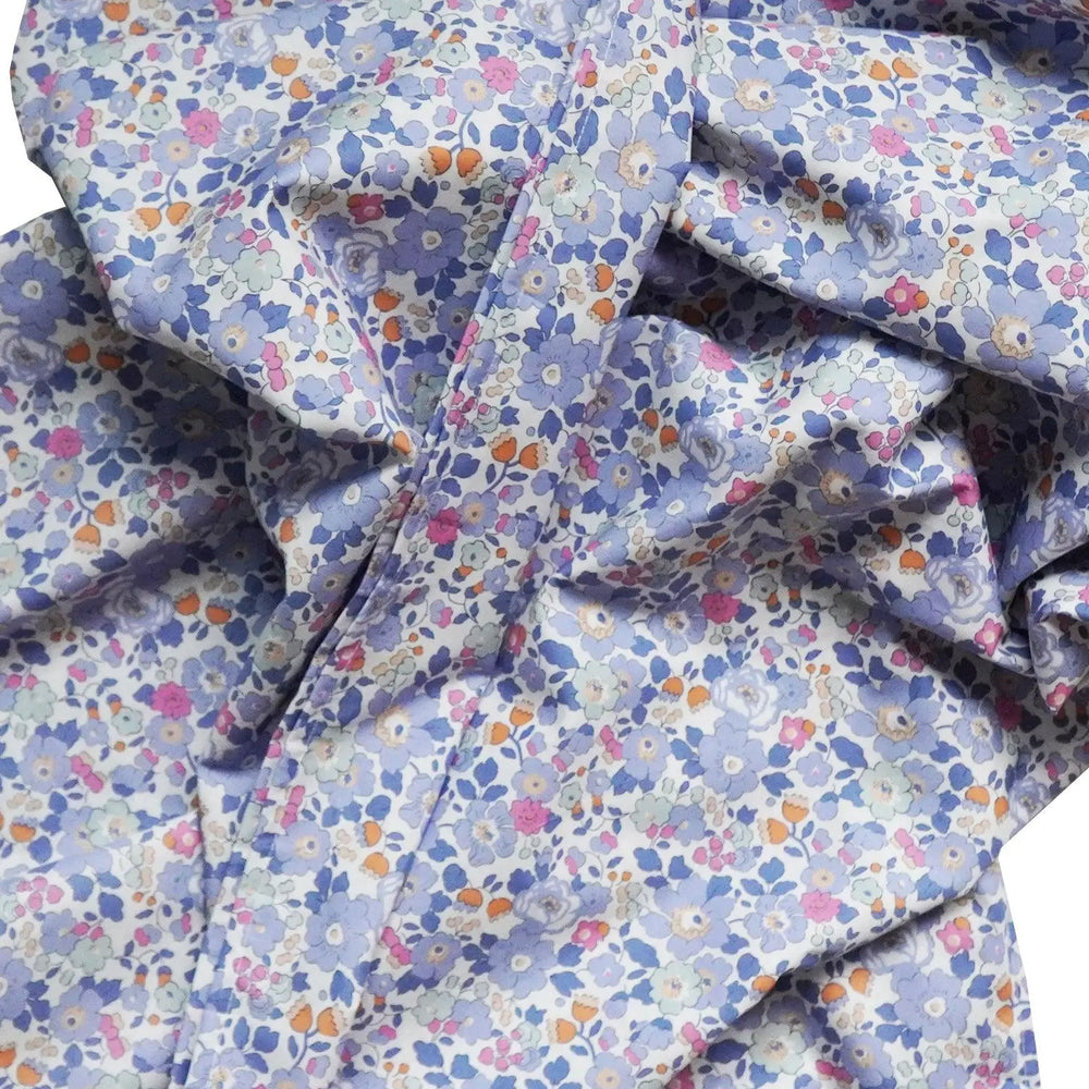 BETSY LAVENDER BLUE Liberty Flat Top Sheet Coco & Wolf
