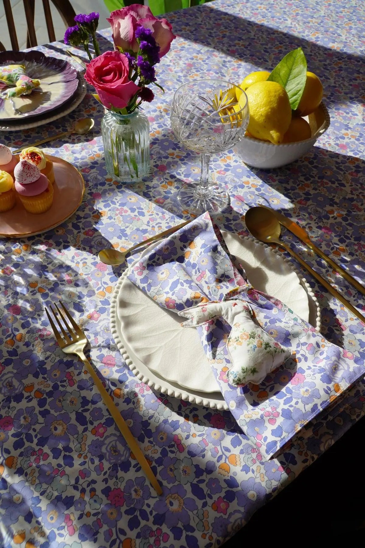 BETSY Liberty Reversible Wavy Napkin Set Coco & Wolf