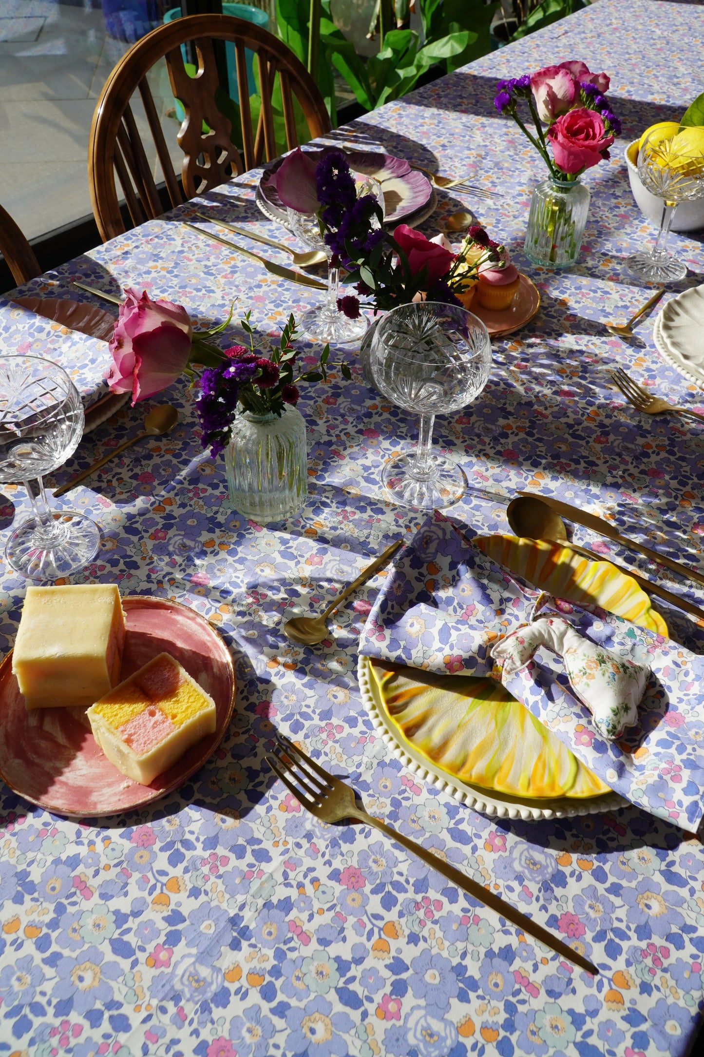 BETSY Liberty Reversible Wavy Napkin Set Coco & Wolf