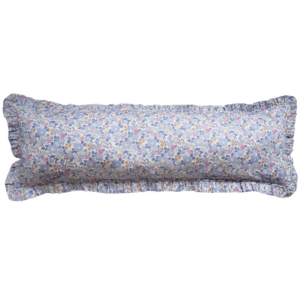 BETSY Liberty Ruffle Bolster Lumbar Cushion Coco & Wolf