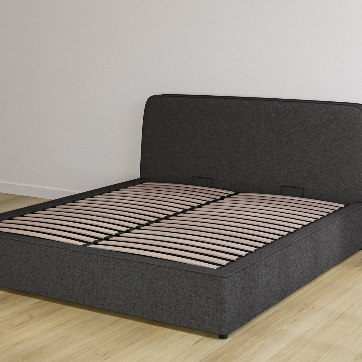 Emma Storage Bed - Dark Grey - With Plain Headboard by Emma - image 2