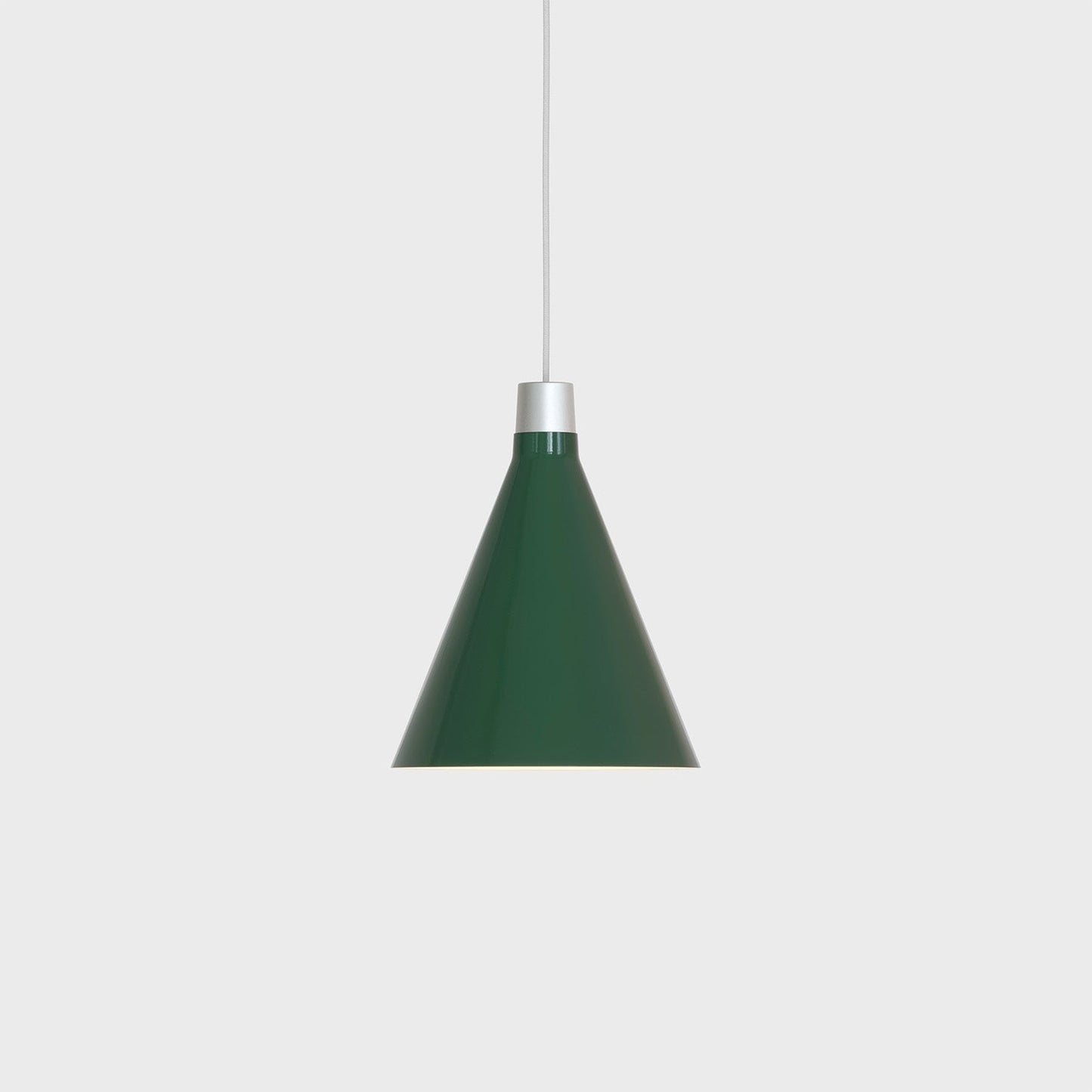 Bower Pendant Light Small in Dark Green + Sphere III Tala