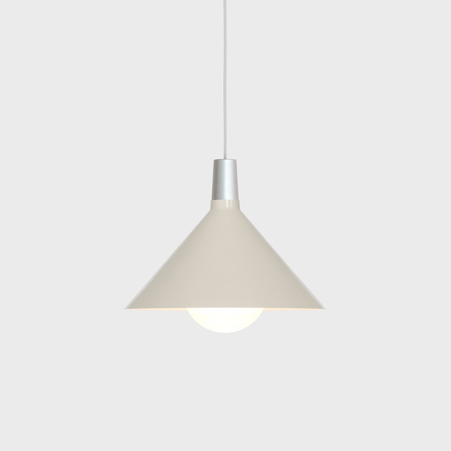 Bower Pendant Light Medium in Oyster White + Sphere IV Tala