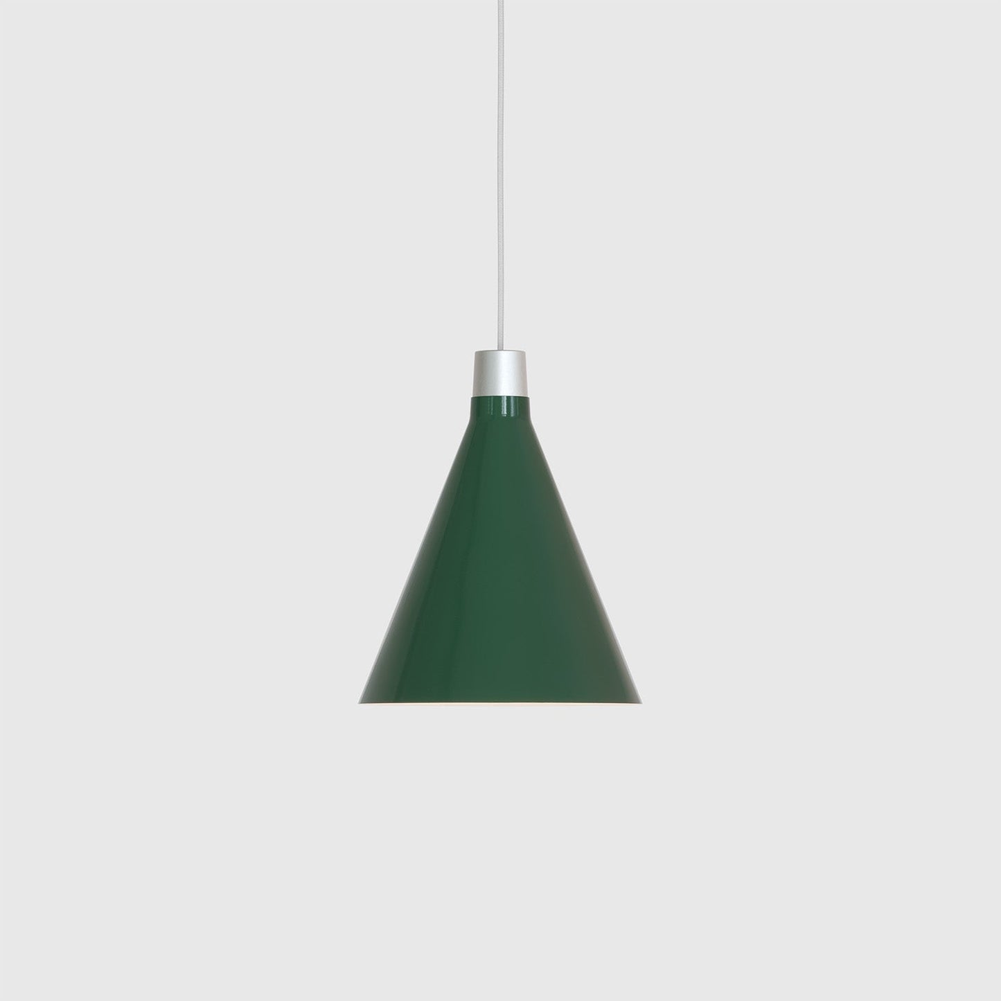 Bower Pendant Light Small in Dark Green Tala