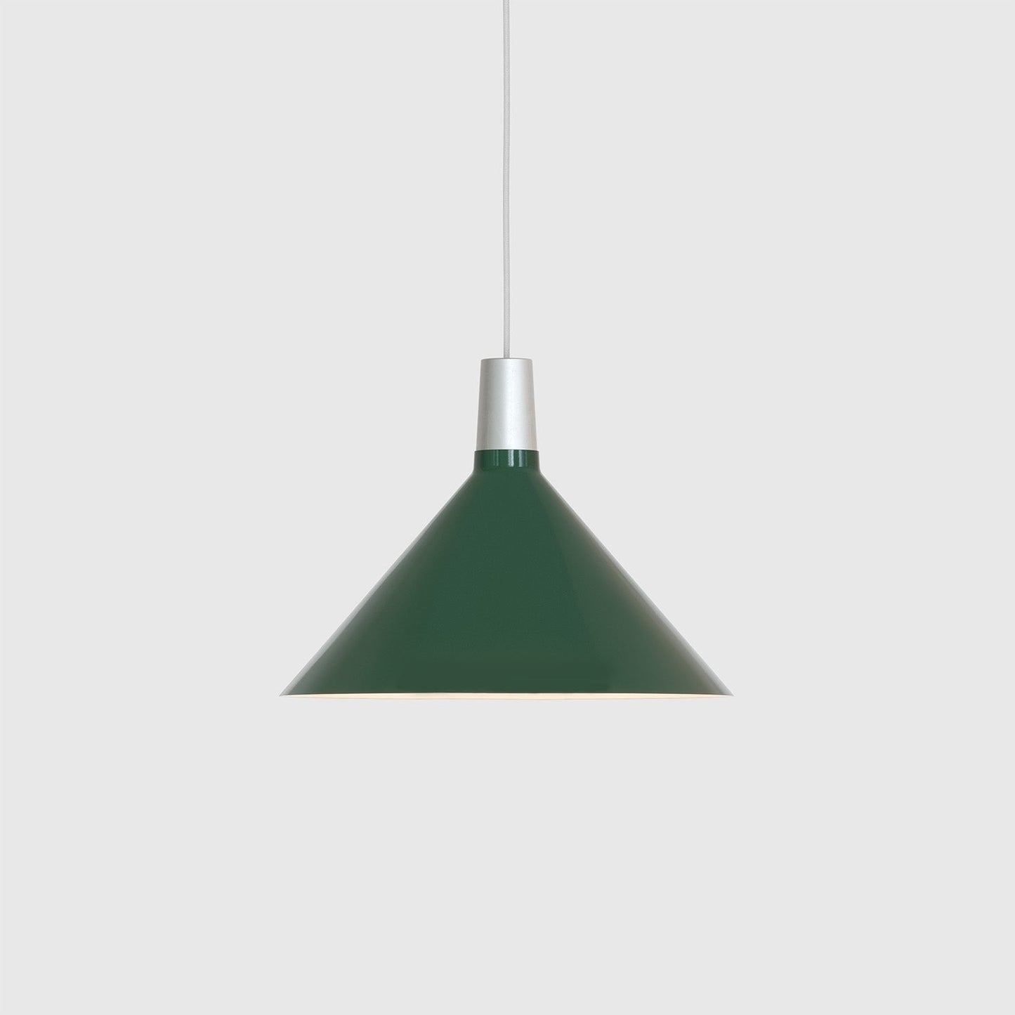 Bower Pendant Light Medium in Dark Green Tala