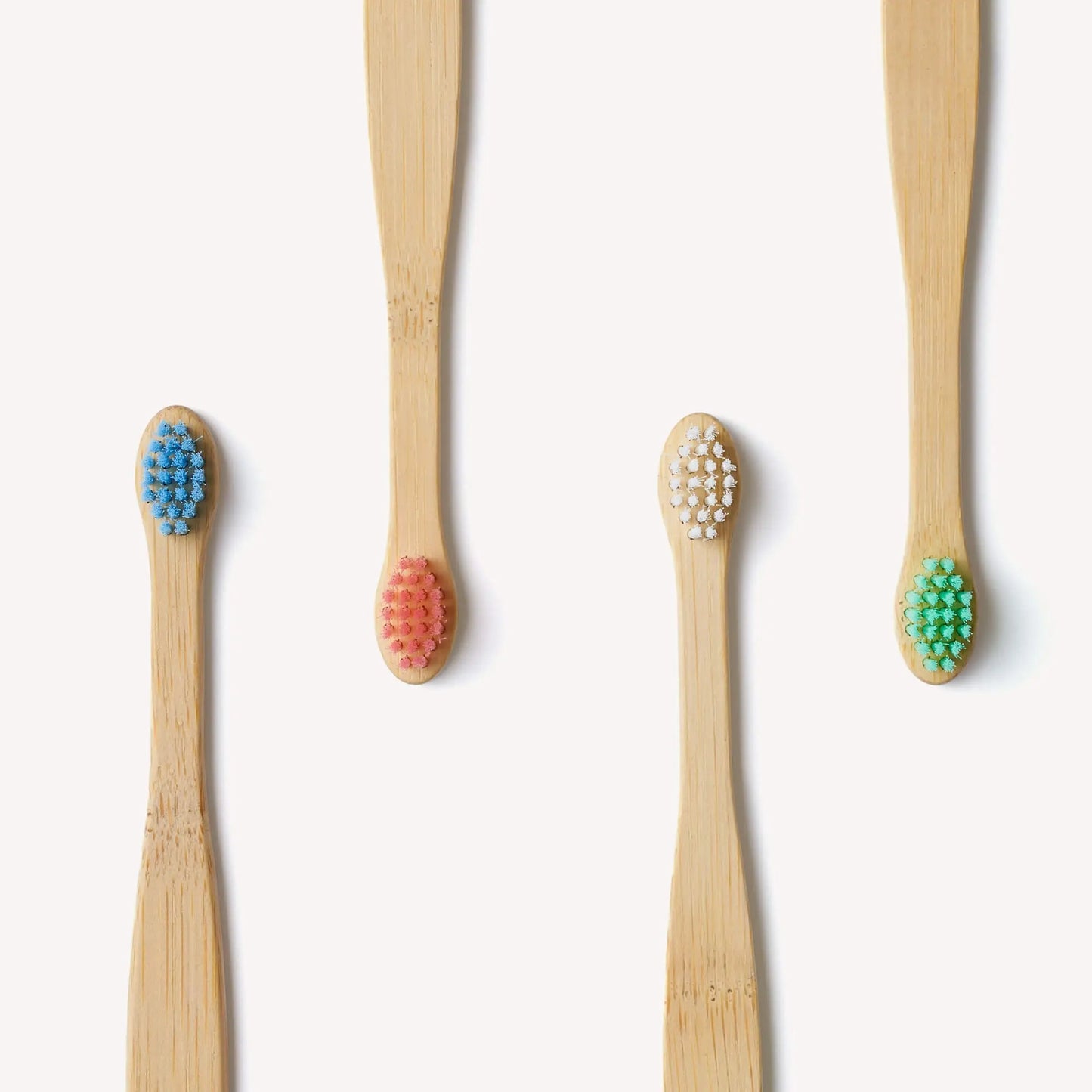 Baby Bamboo Toothbrush - 4 Pack - Extra Soft Bristles Wild And Stone