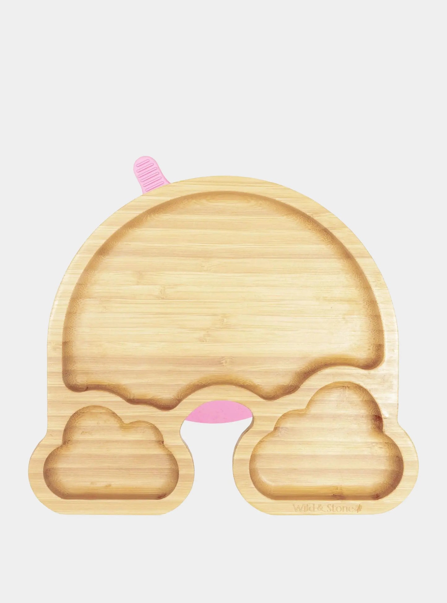 Baby Bamboo Weaning Plate Set - Over The Rainbow Wild And Stone