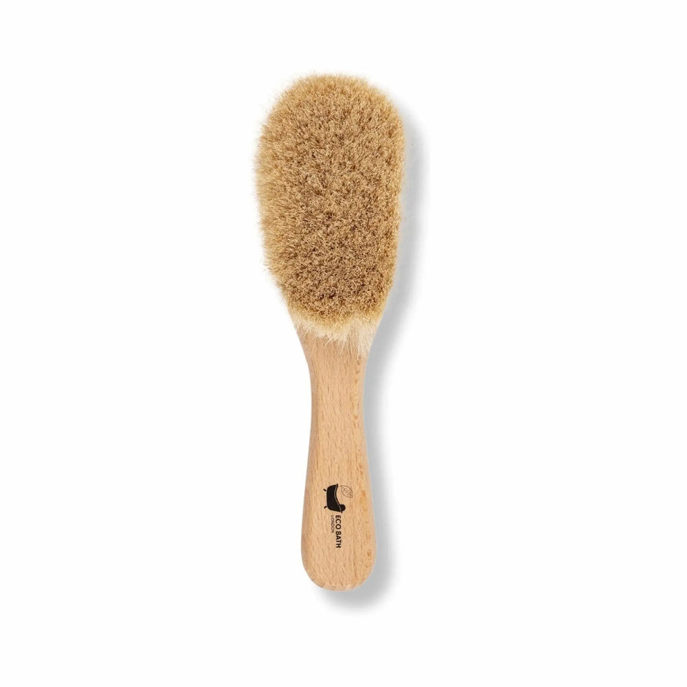 Baby Brush with Goat Hair - Ultra Soft Baby Bath Brush for Newborns Eco Bath London