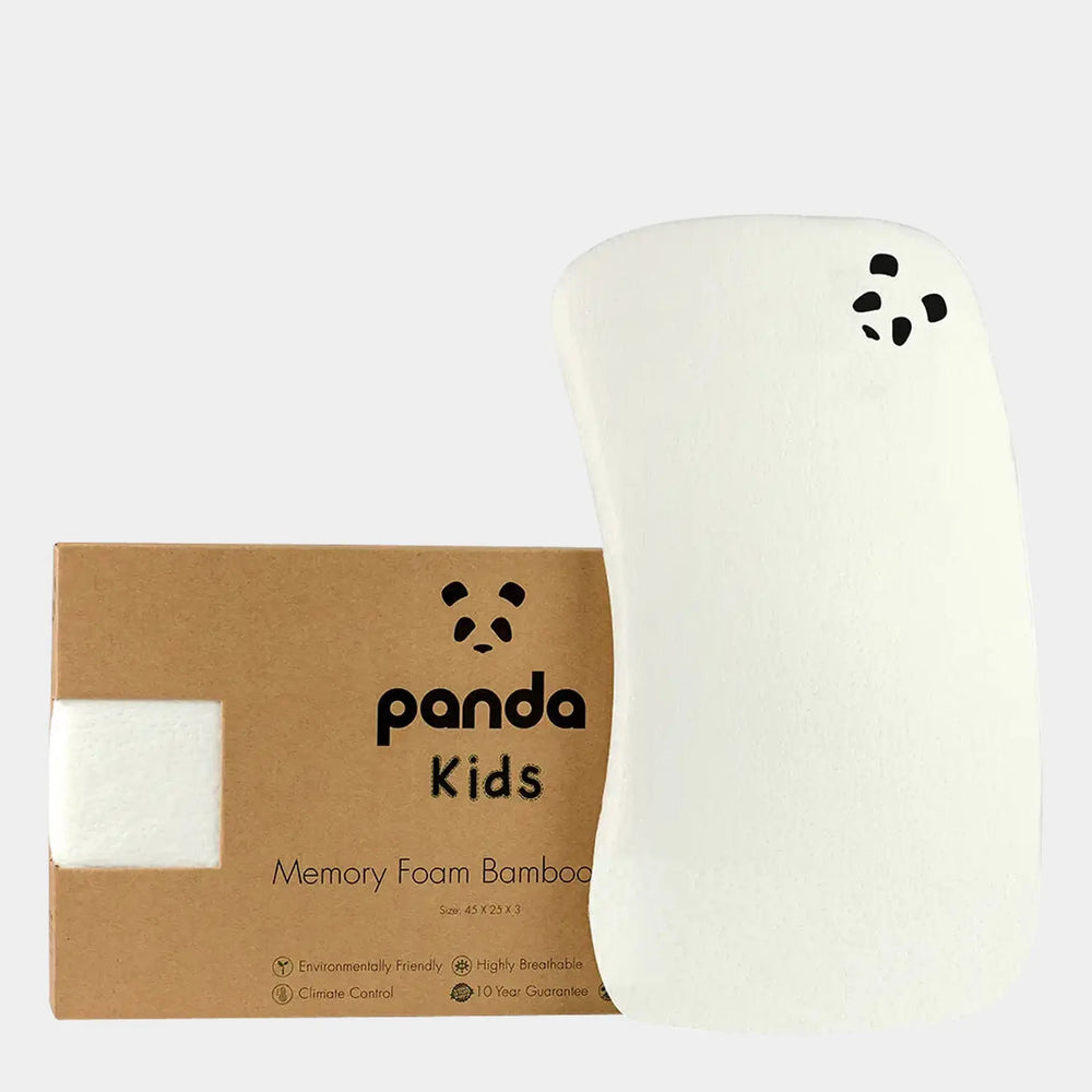 Baby Memory Foam Bamboo Pillow Panda London