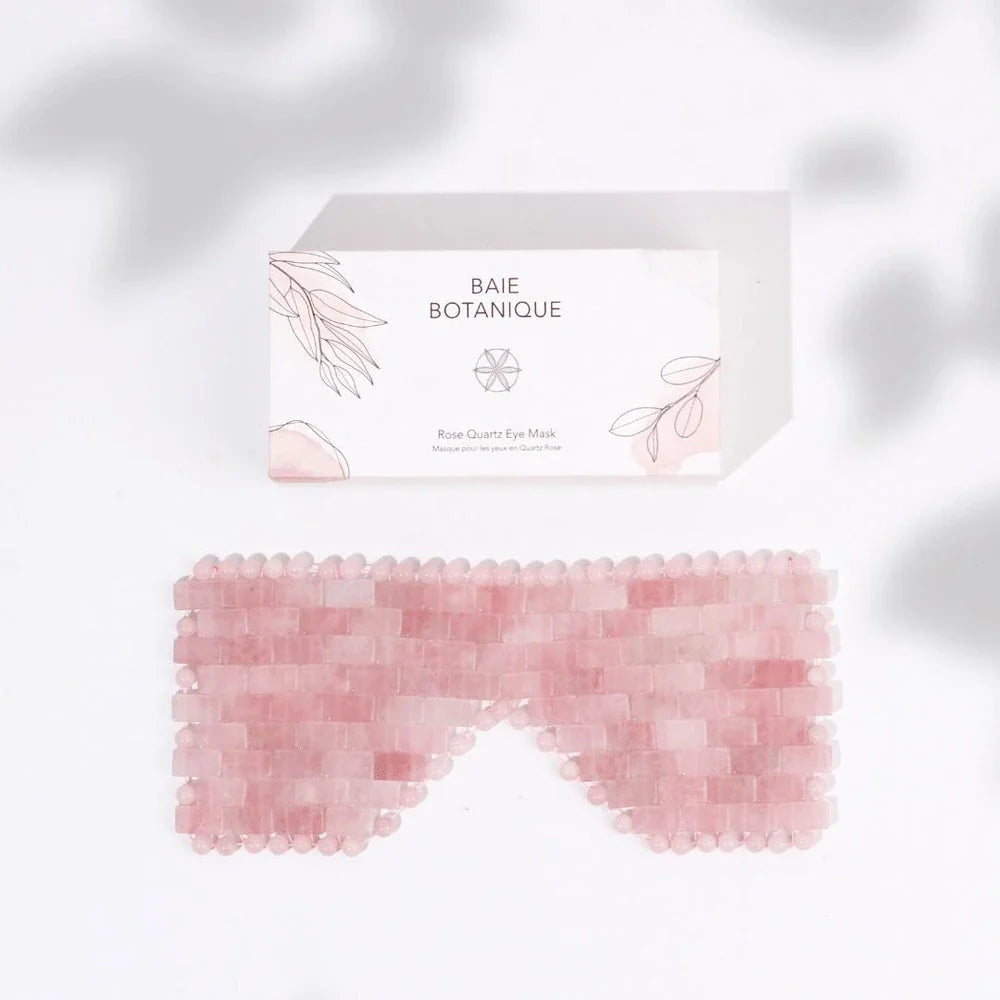 Rose Quartz Eye Mask Baie Botanique