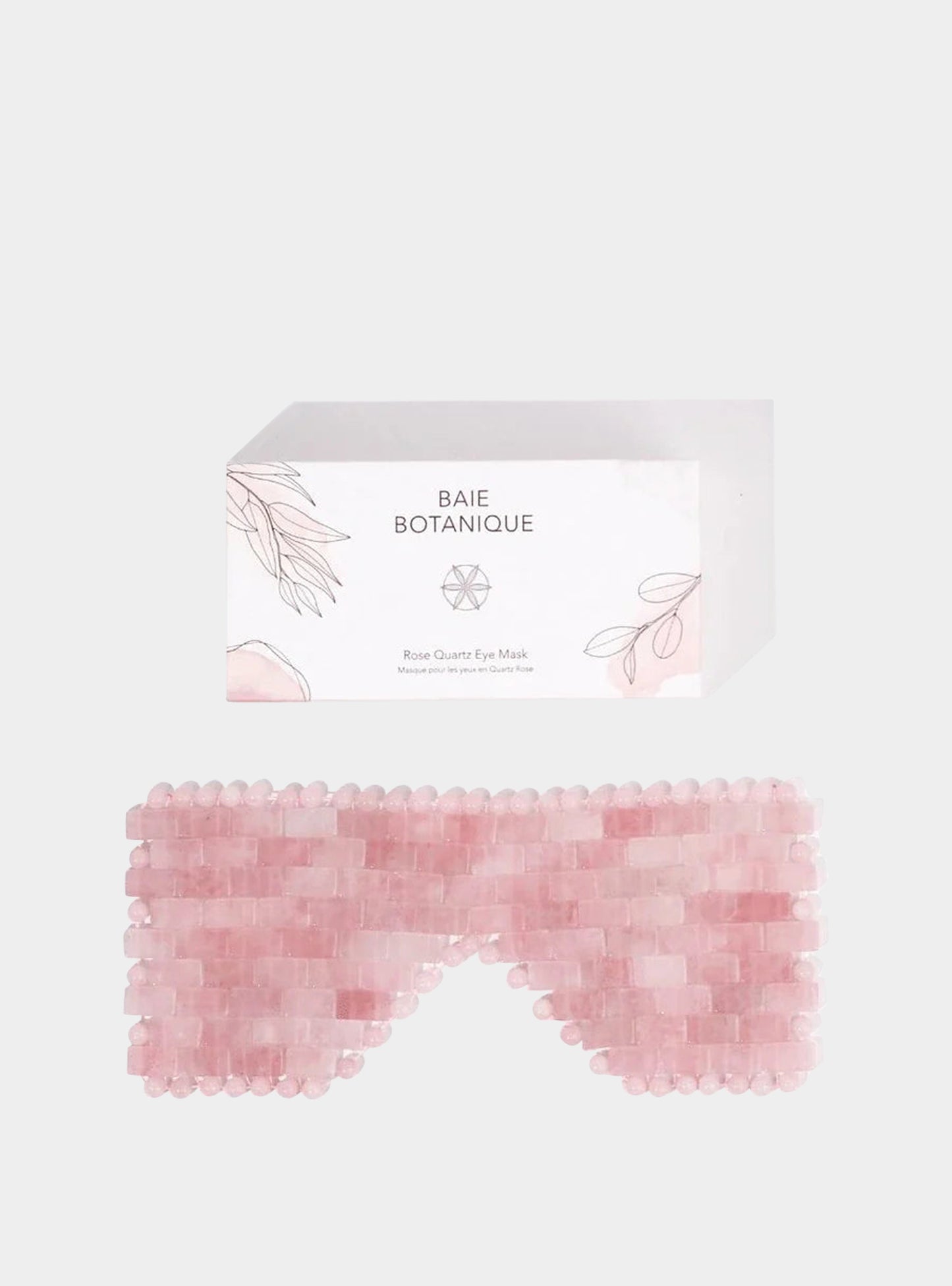 Rose Quartz Eye Mask Baie Botanique