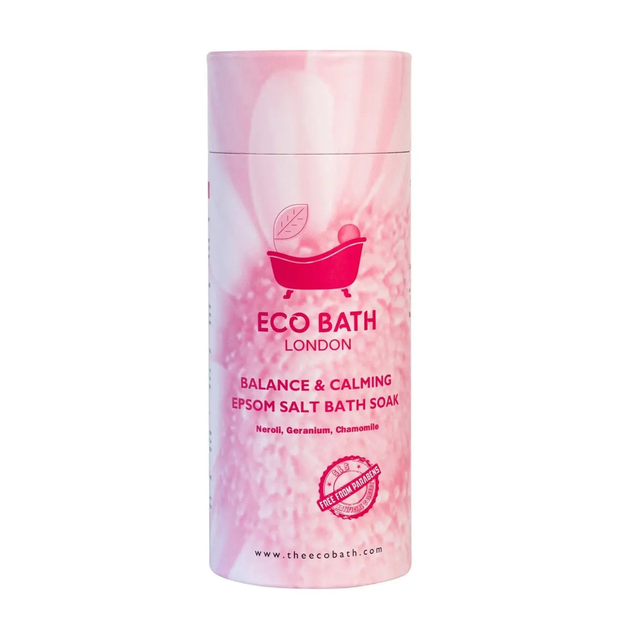 Balance and Calming Epsom Salt Bath Soak - Tube Eco Bath London