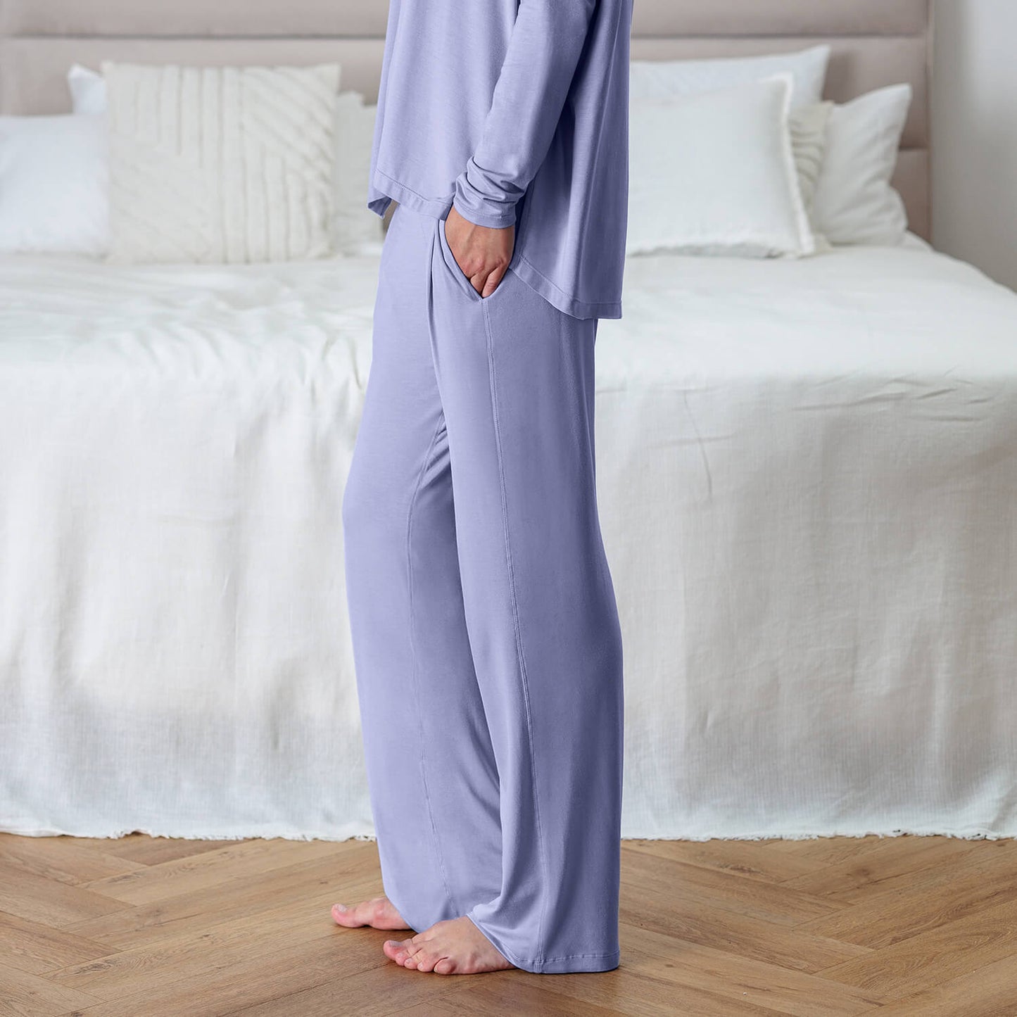 Dagsmejan Women's Balance Pajama Pants - Morning Sky - image 5