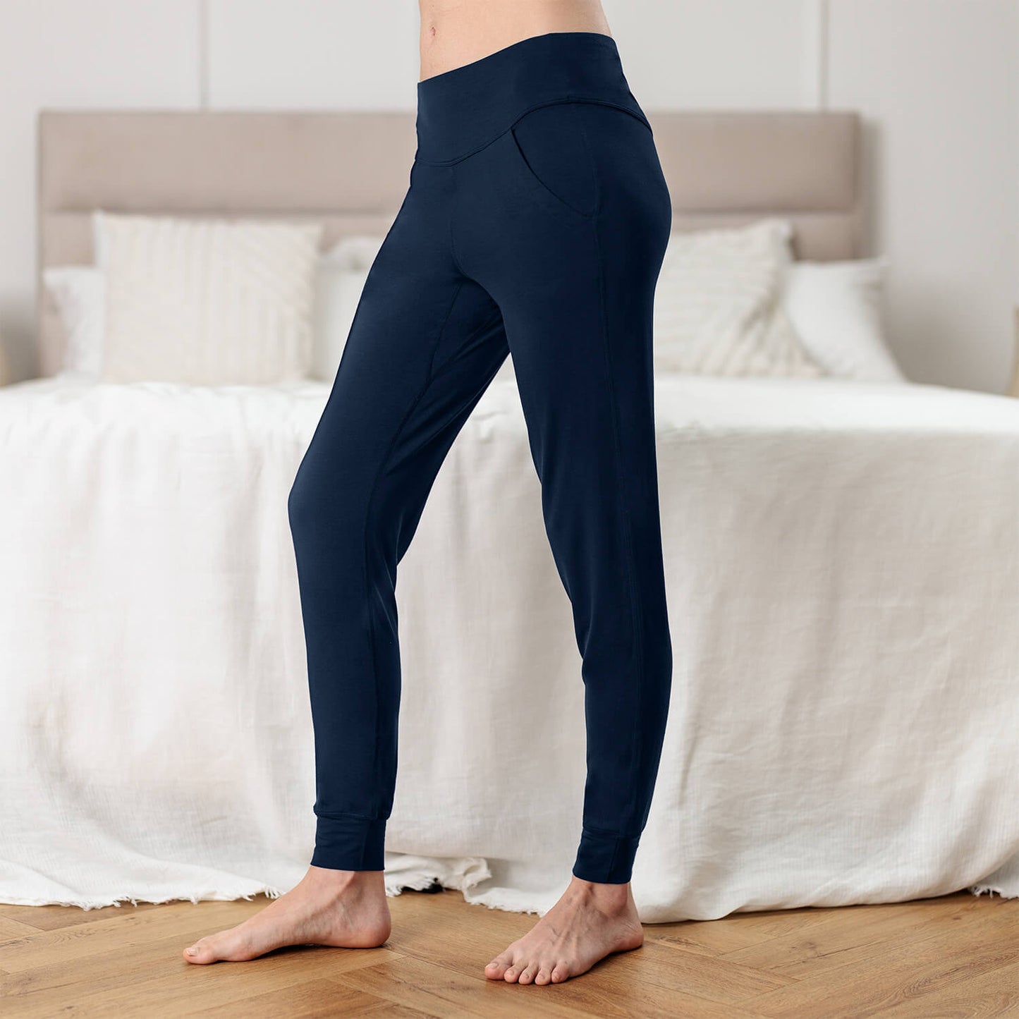Dagsmejan Women's Balance Pajama Pants - Midnight Blue