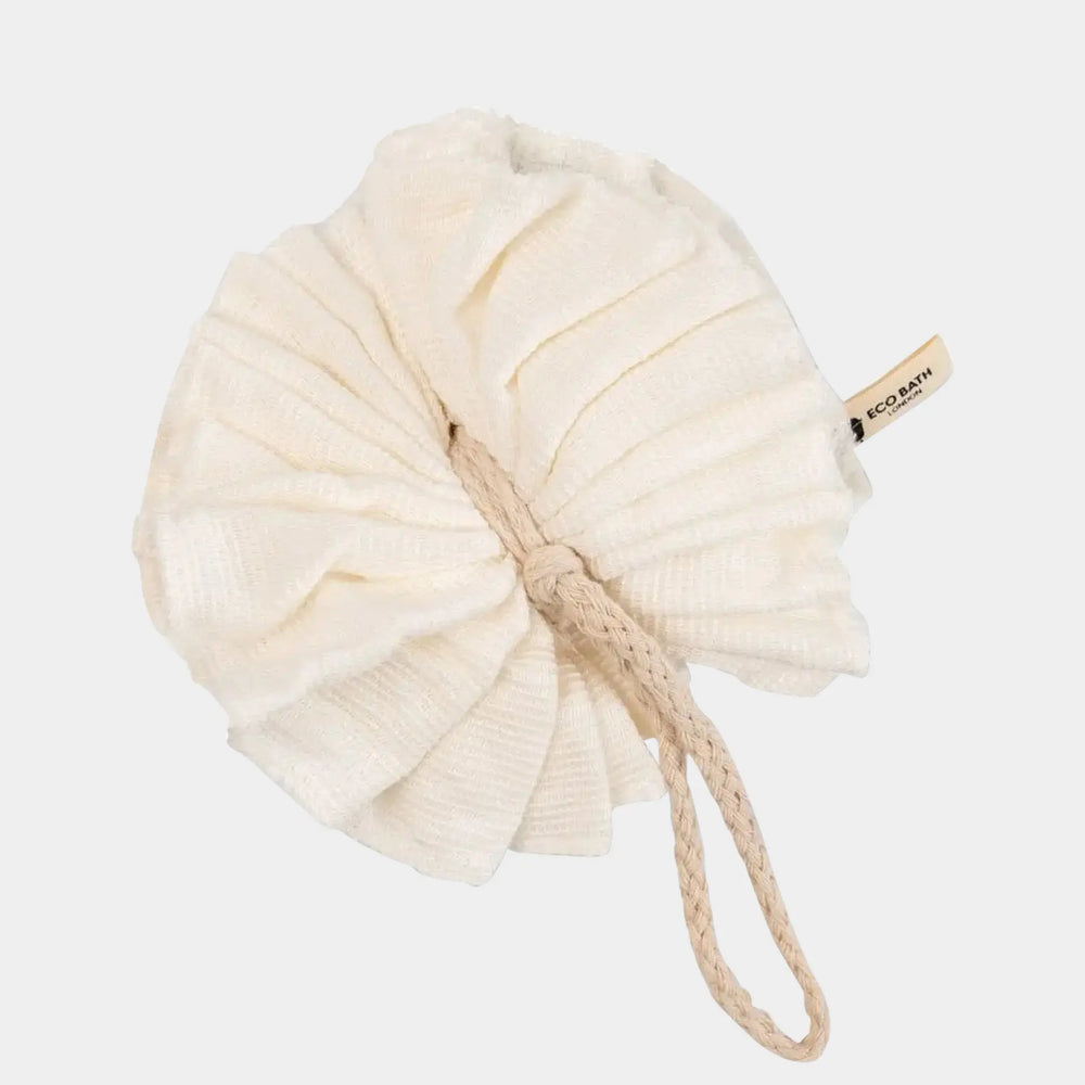 Bamboo Bath Puff - Soft Body Scrubber Bath Sponge Eco Bath London