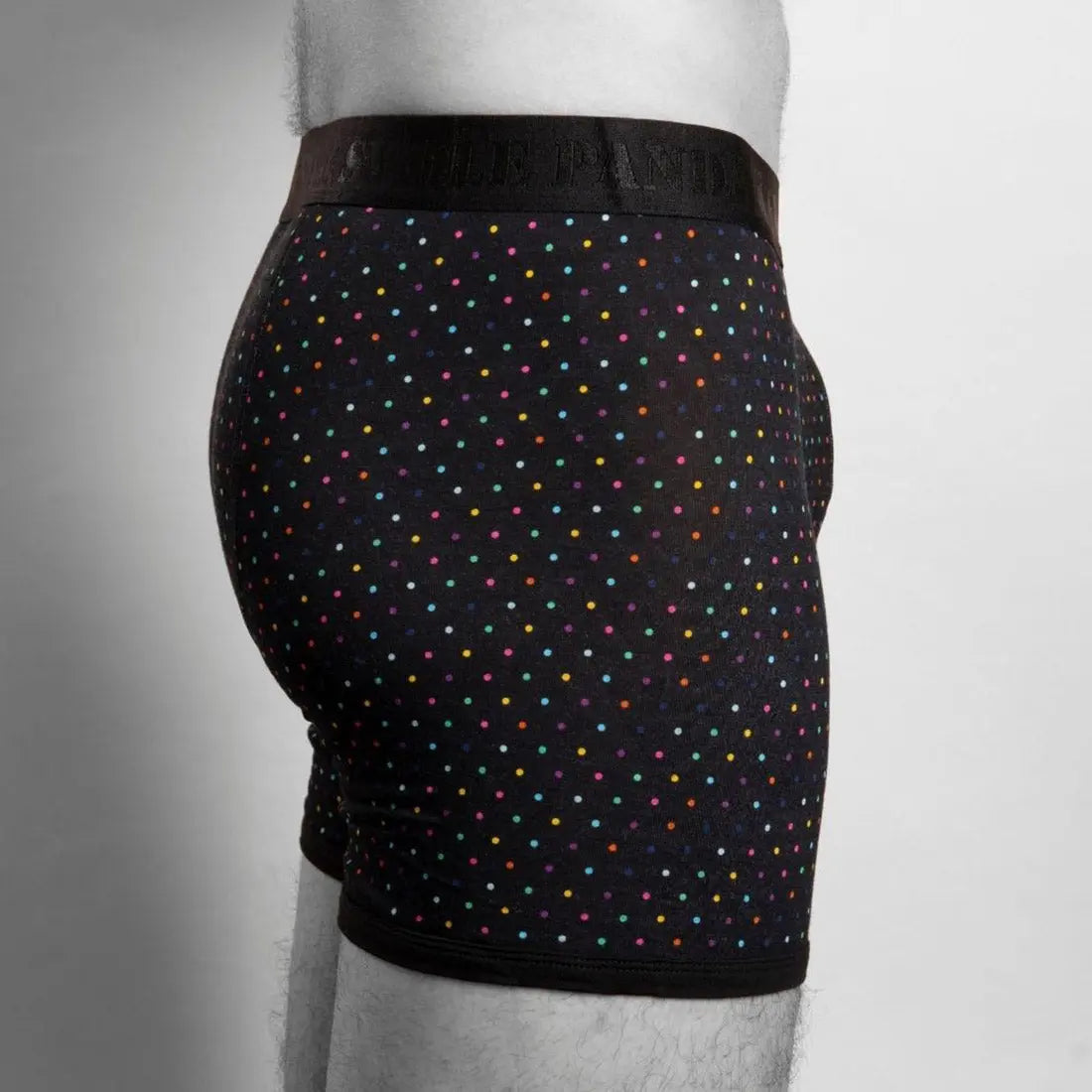 Bamboo Boxers - Multi-Coloured Dots Swole Panda