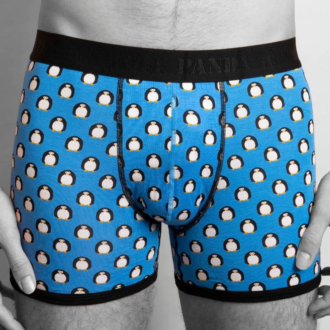 Bamboo Boxers - Penguins Swole Panda