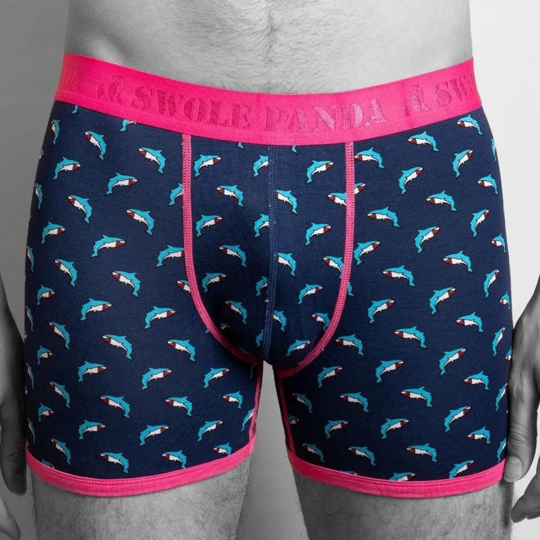 Bamboo Boxers - Sharks Swole Panda