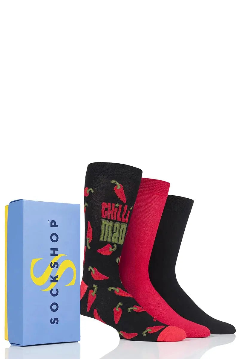 Bamboo Bright Gift Boxed Socks Ring of Fire LazyPanda