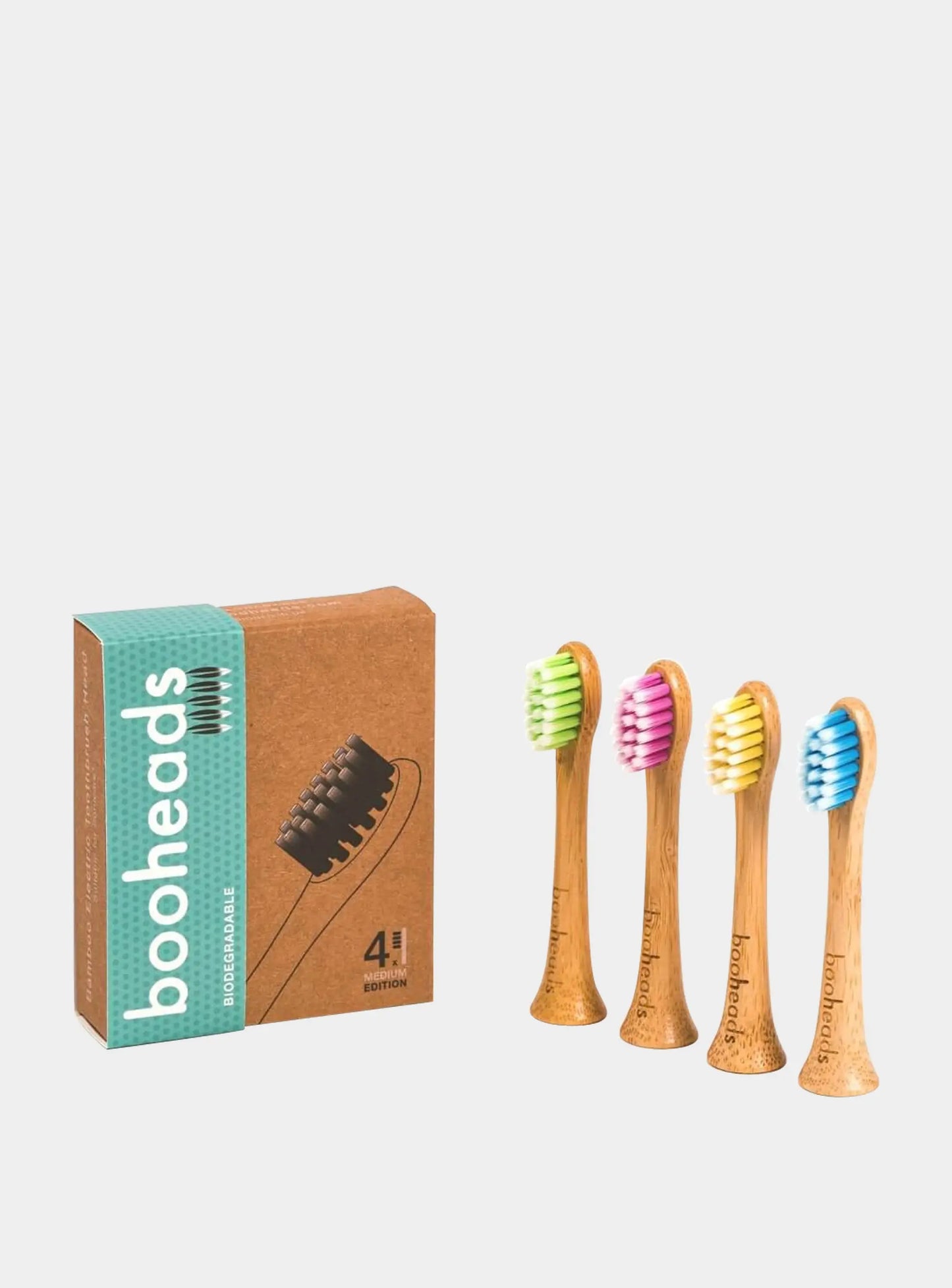 Bamboo Electric Toothbrush Heads Compatible with Sonicare* | Polish Clean 4PK Multi booheads