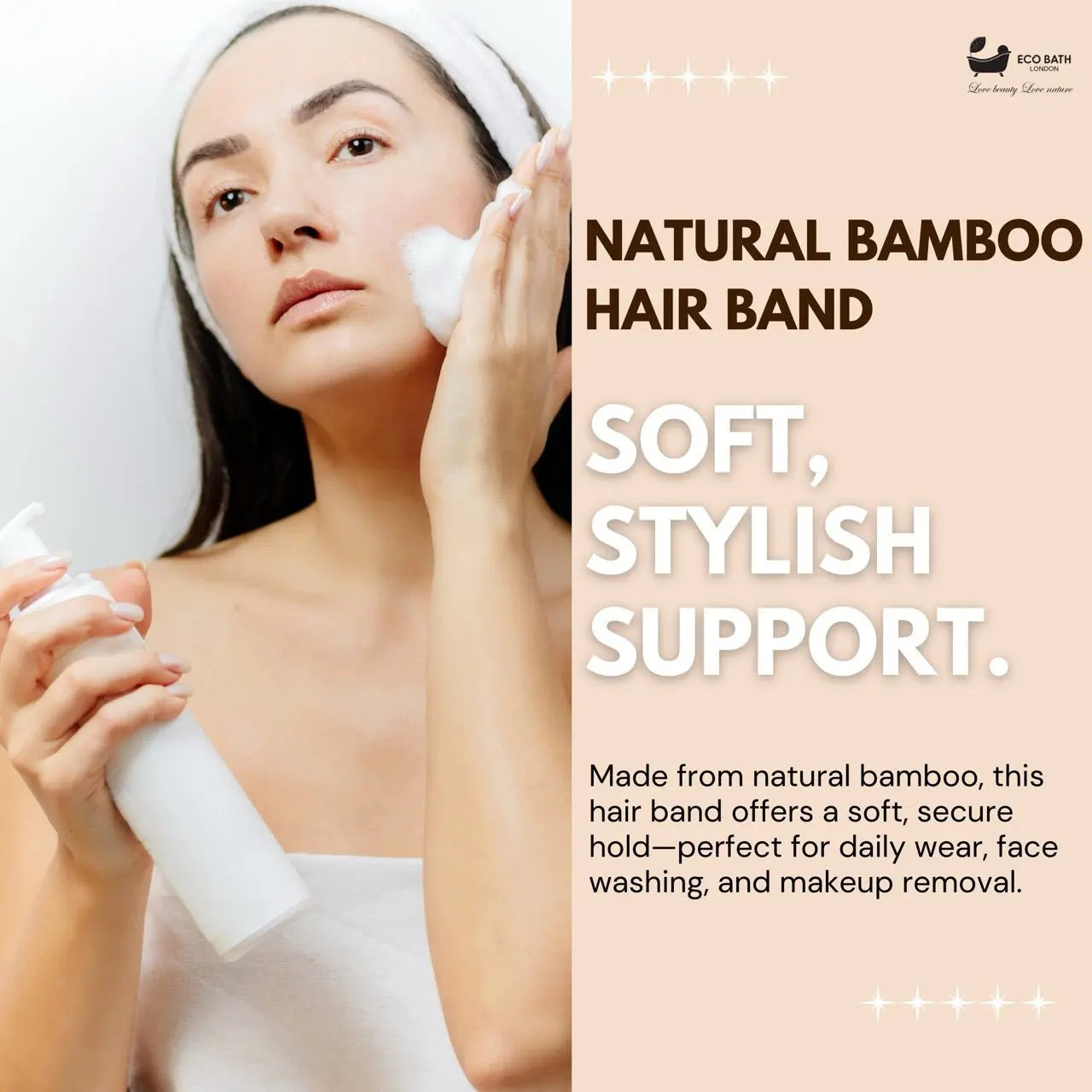 Bamboo Hair Band Eco Bath London