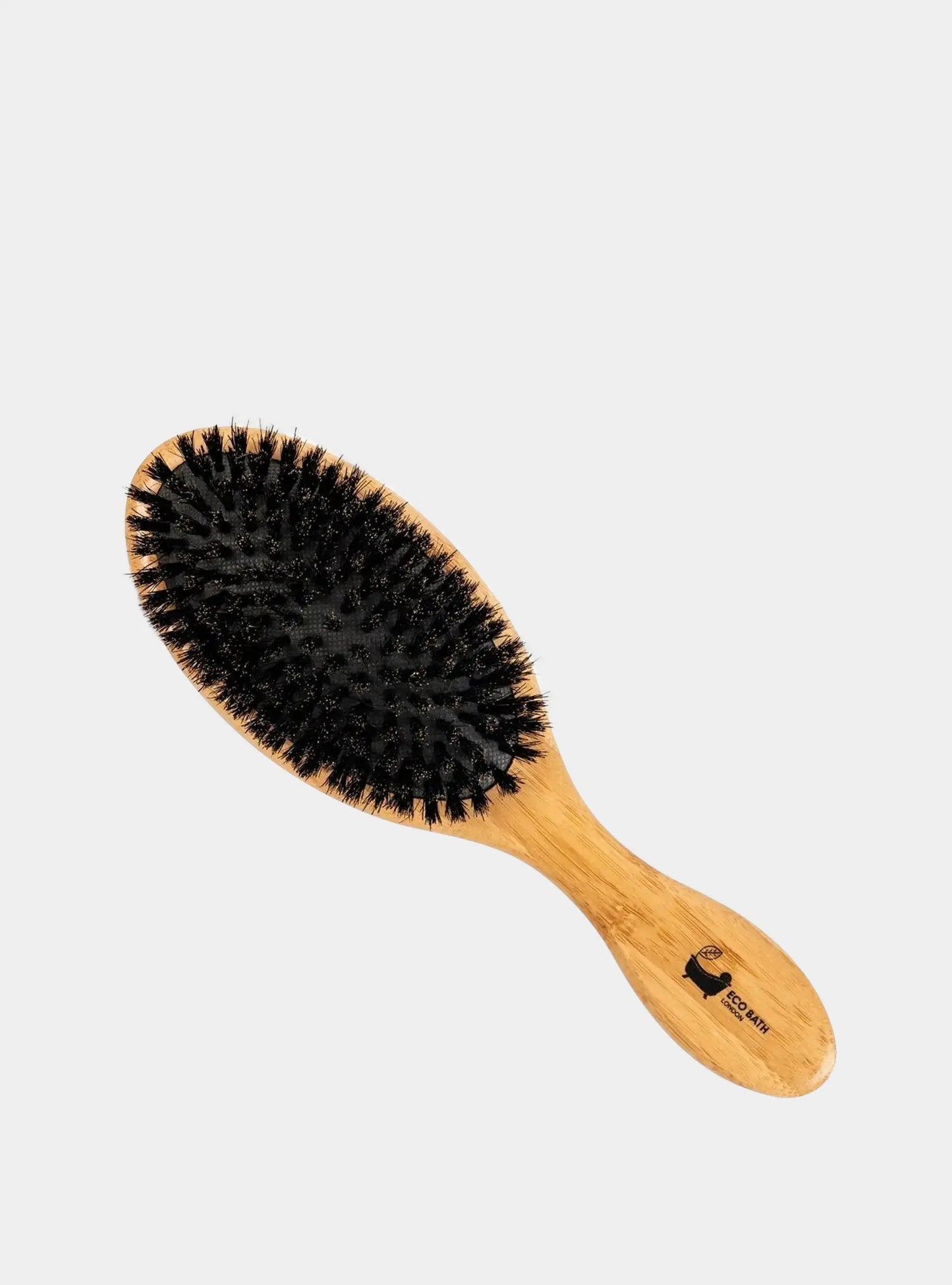 Bamboo Hair Brush with Boar Bristles - Eco-Friendly Detangling Hairbrush for All Hair Types Eco Bath London