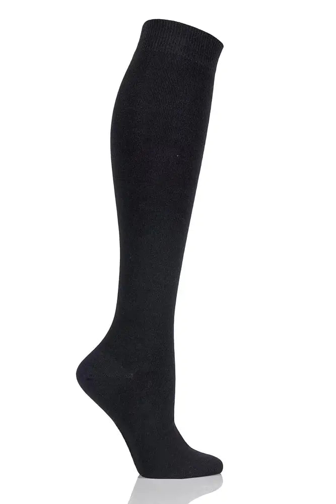Bamboo Kids Knee High Socks with Comfort Cuff and Smooth Toe Seams LazyPanda