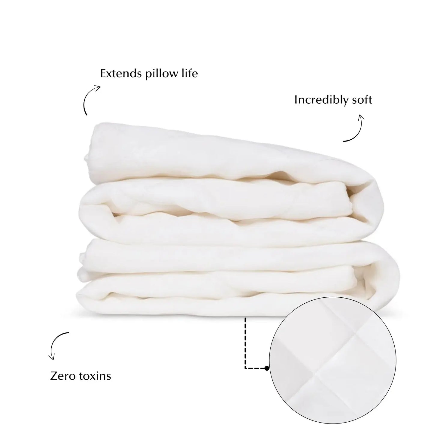 Bamboo Pillow Protectors (Eucalyptus & Bamboo) Ethical Bedding™
