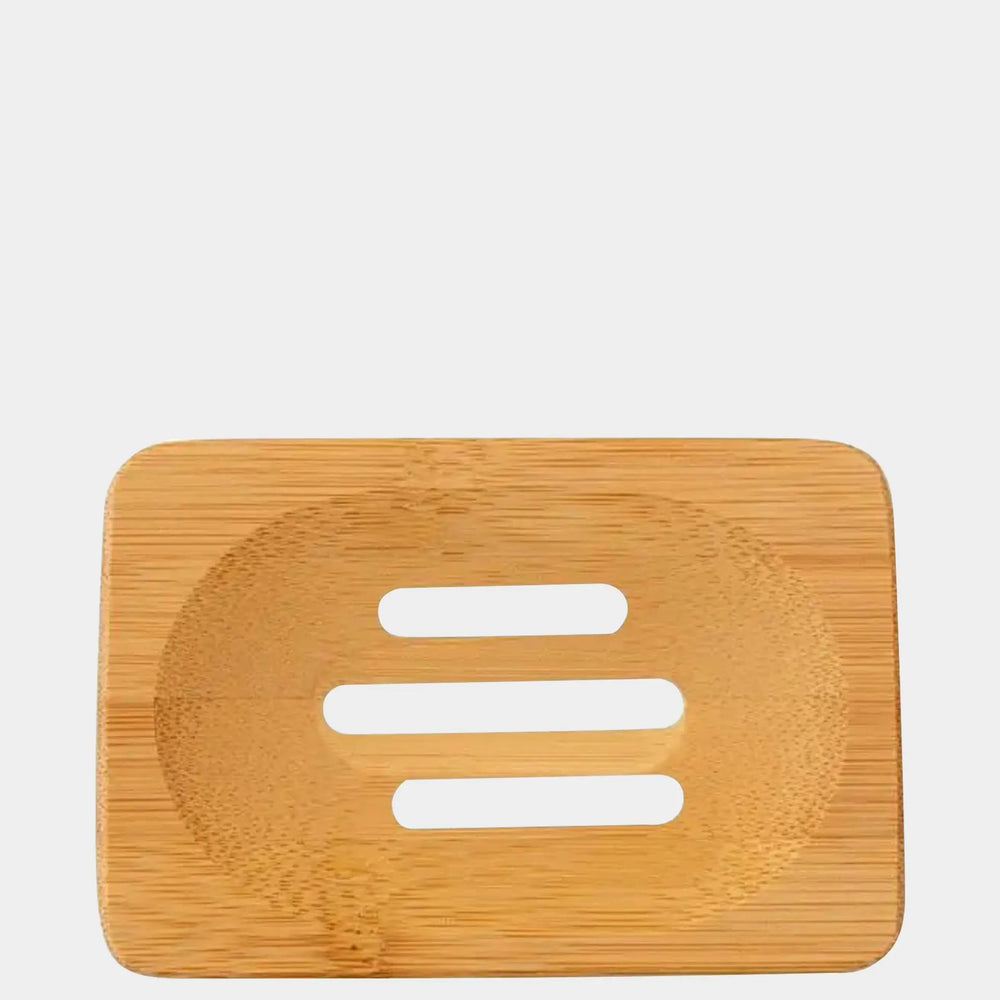 Bamboo Rectangle Soap Dish Eco Bath London