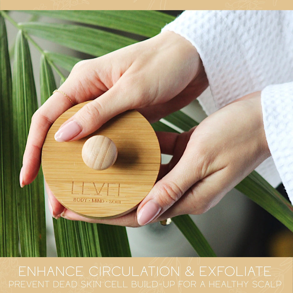 Bamboo Scalp Massager SMUG