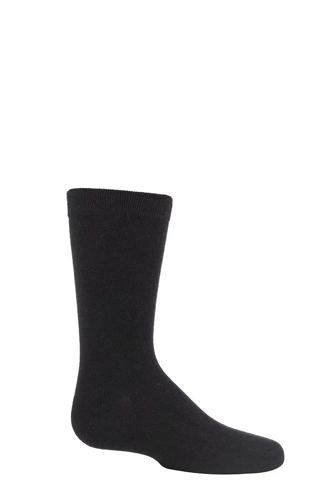 Bamboo Socks with Comfort Cuff and Smooth Toe Seams Black LazyPanda