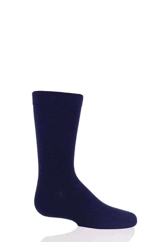 Bamboo Socks with Comfort Cuff and Smooth Toe Seams Navy LazyPanda
