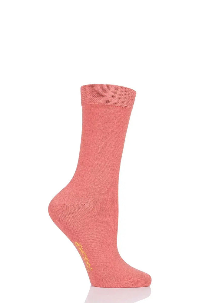 Bamboo Socks with Smooth Toe Seams Peaches And Cream LazyPanda