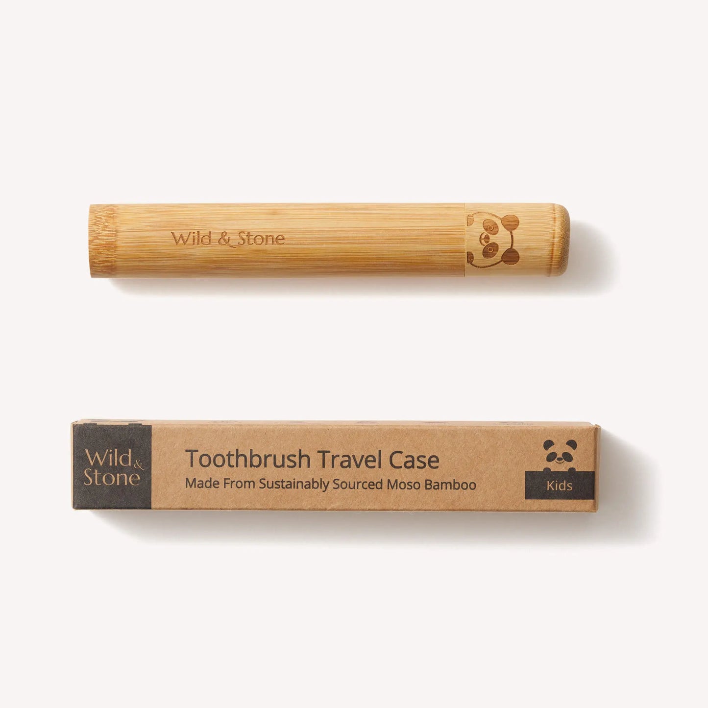 Bamboo Toothbrush Travel Holder - Child Wild And Stone
