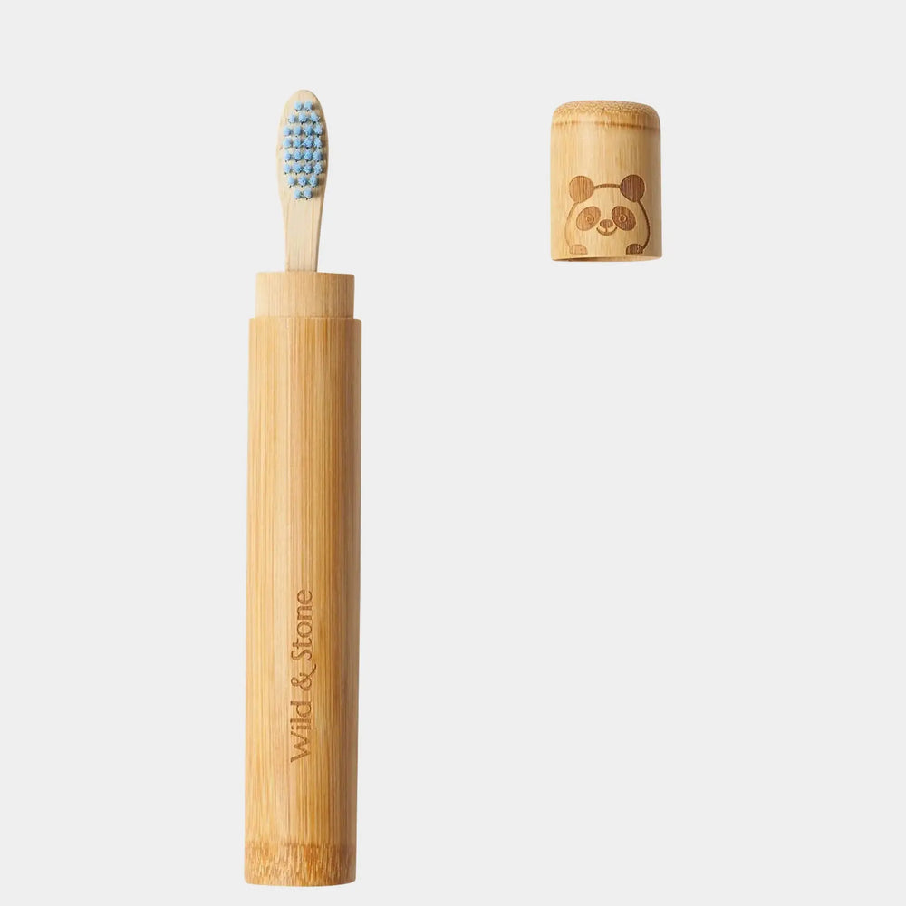 Bamboo Toothbrush Travel Holder - Child Wild And Stone