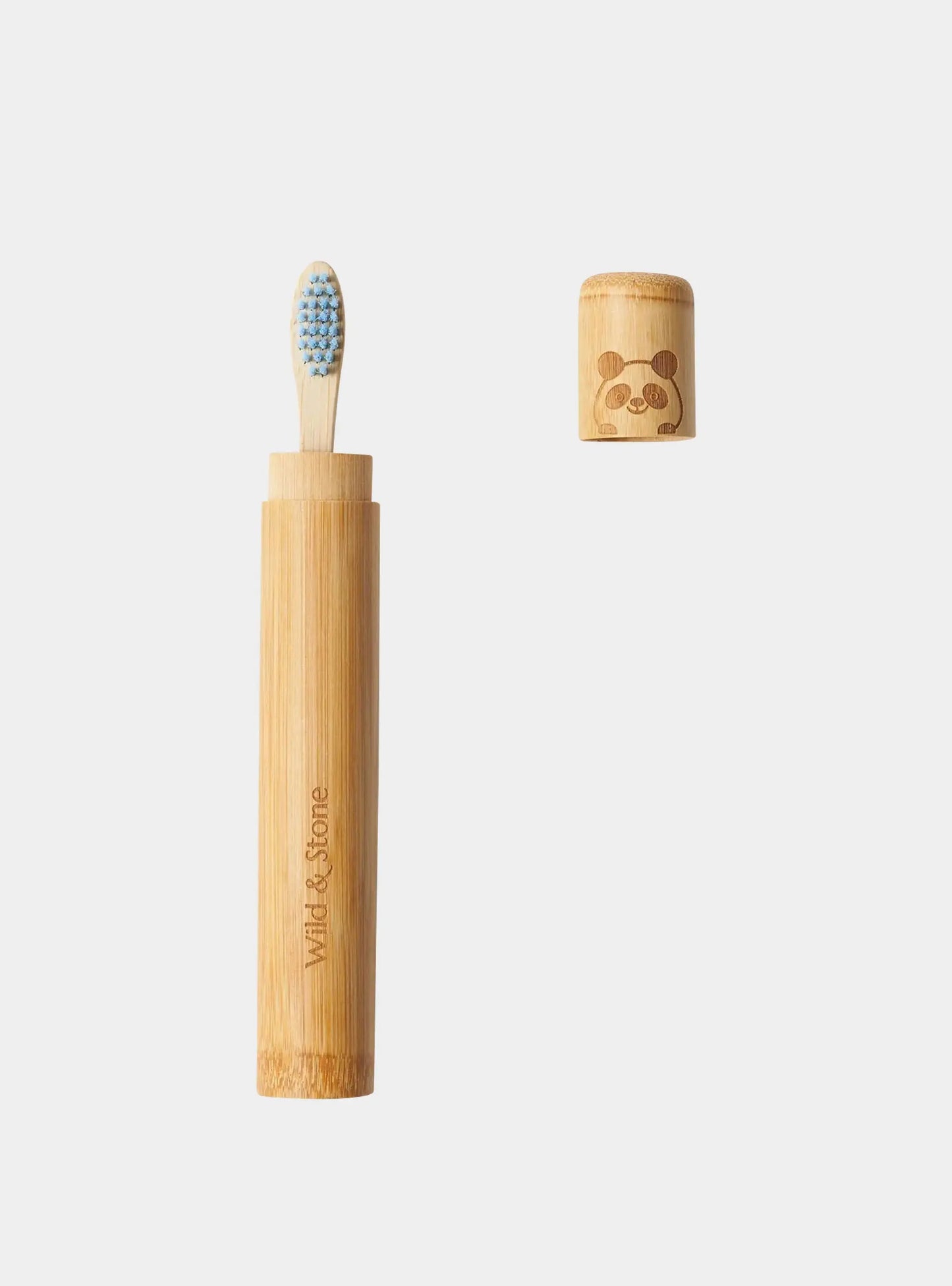 Bamboo Toothbrush Travel Holder - Child Wild And Stone
