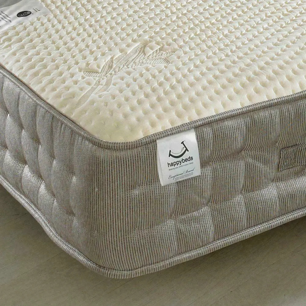 Bamboo Vitality 2000 Pocket Sprung Memory and Reflex Foam Mattress Happy Beds