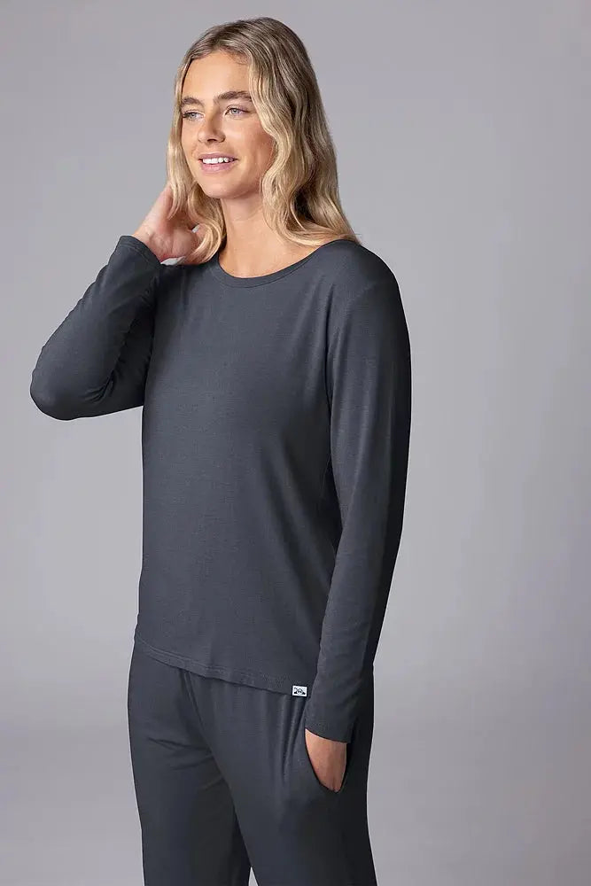 Bamboo Women's Loungewear Long Sleeved Top LazyPanda