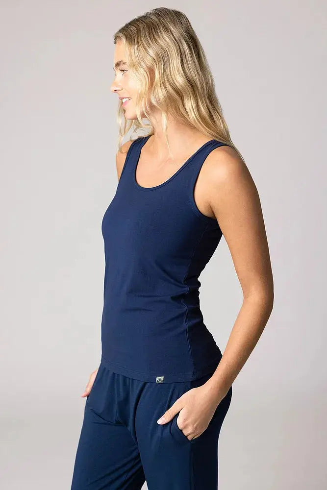 Bamboo Women's Loungewear Vest Top LazyPanda