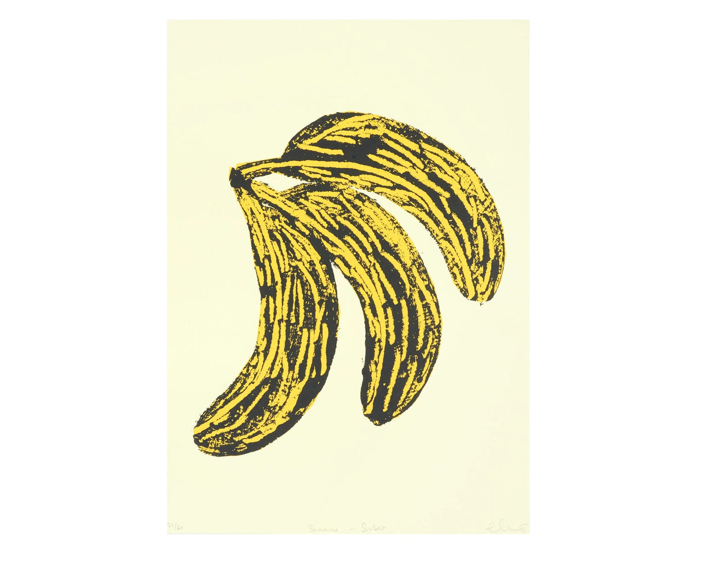 Banane Print  | Sorbet Yellow Stoff Studios